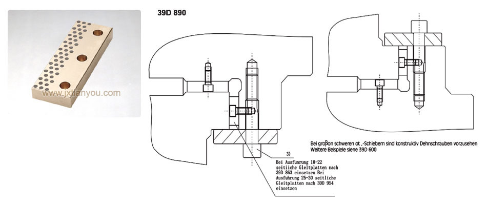 Commonly used guiding device for automobile molds