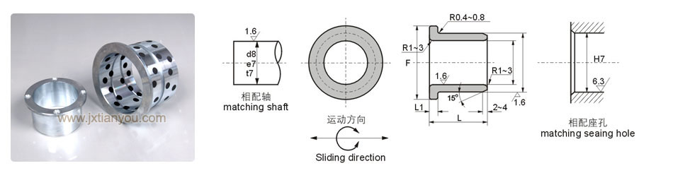 HCXJF Wear-resisting Zinc Base Alloy bearings