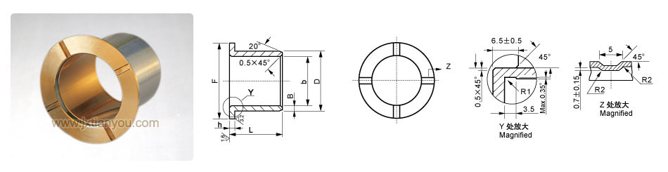 HCB800F bimetal bearings